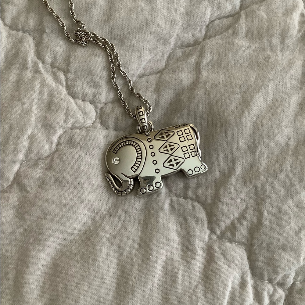 Brighton Ellie Elephant Swarovski necklace